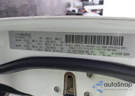 2017 Ram 1500 Tradesman 4X4 5'7 Box from USA, damaged, VIN 1C6RR7KG0HS813362